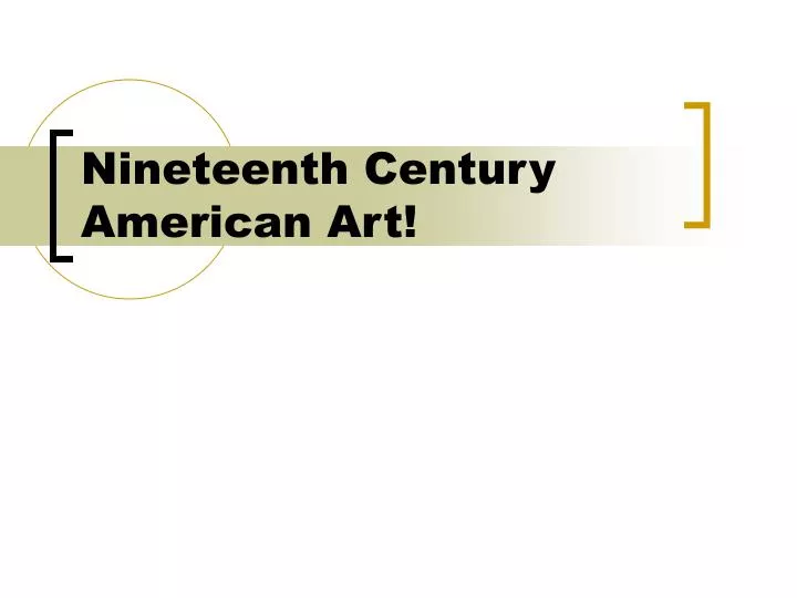 nineteenth century american art