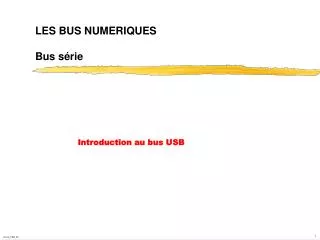 les bus numeriques bus s rie