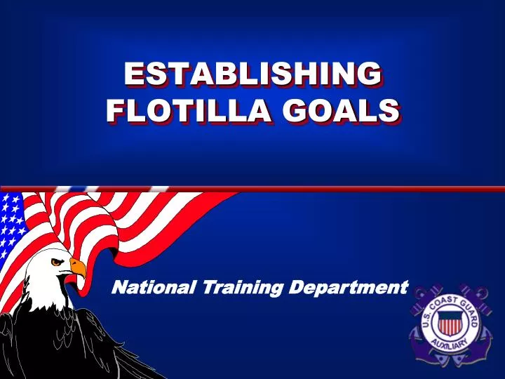 establishing flotilla goals