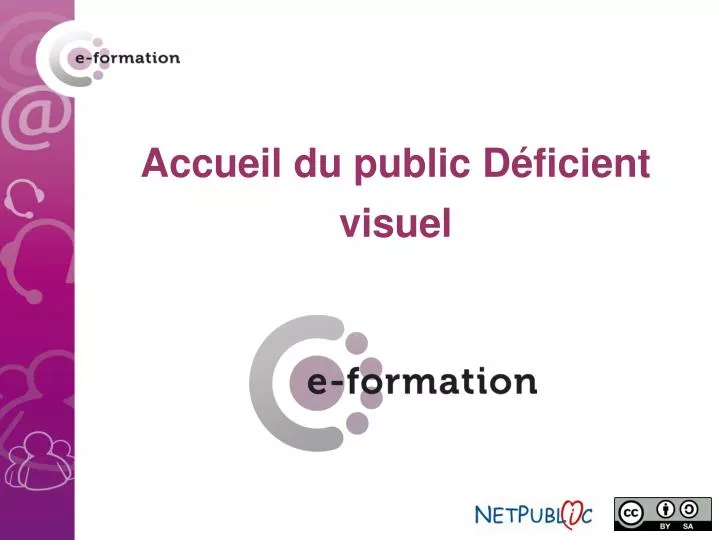 accueil du public d ficient visuel