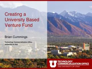 Creating a University Based Venture Fund