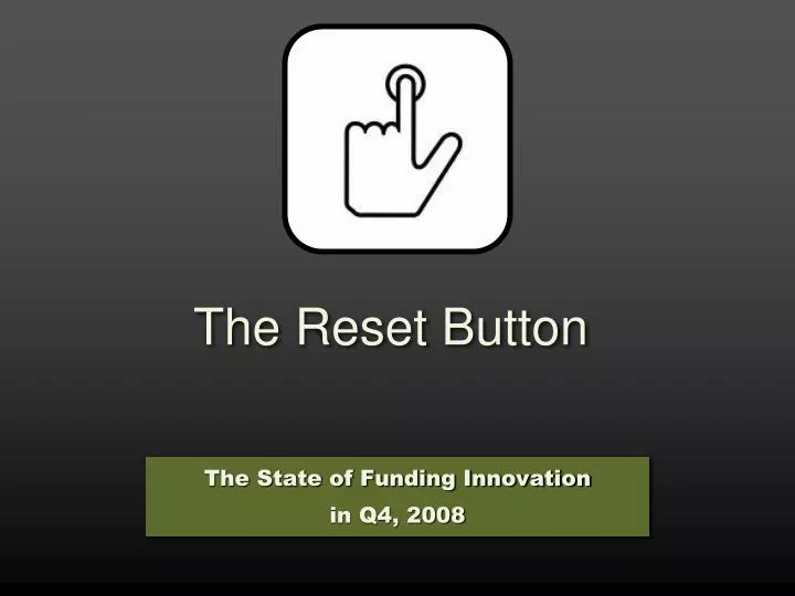 the reset button