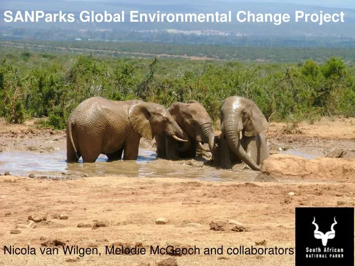 sanparks global environmental change project