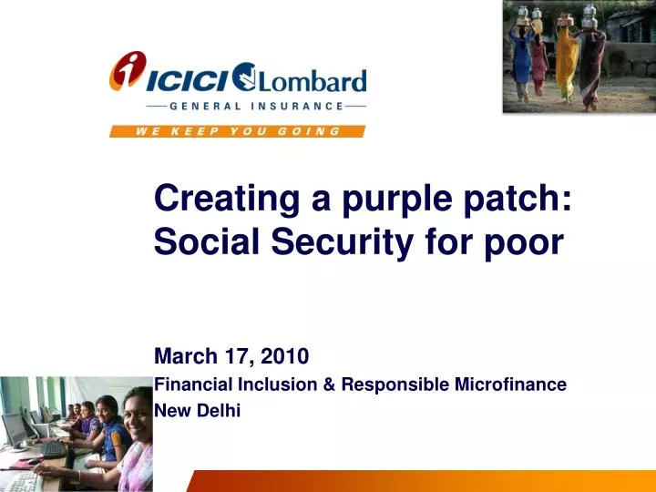 creating a purple patch social security for poor