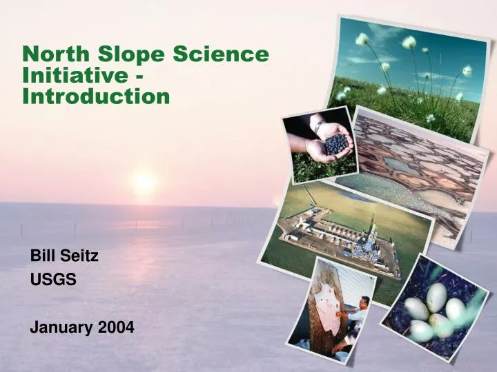 north slope science initiative introduction