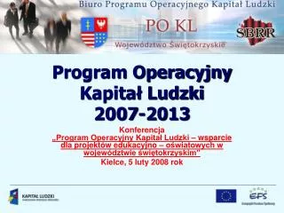 program operacyjny kapita ludzki 2007 2013