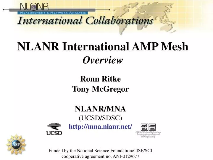 nlanr international amp mesh overview