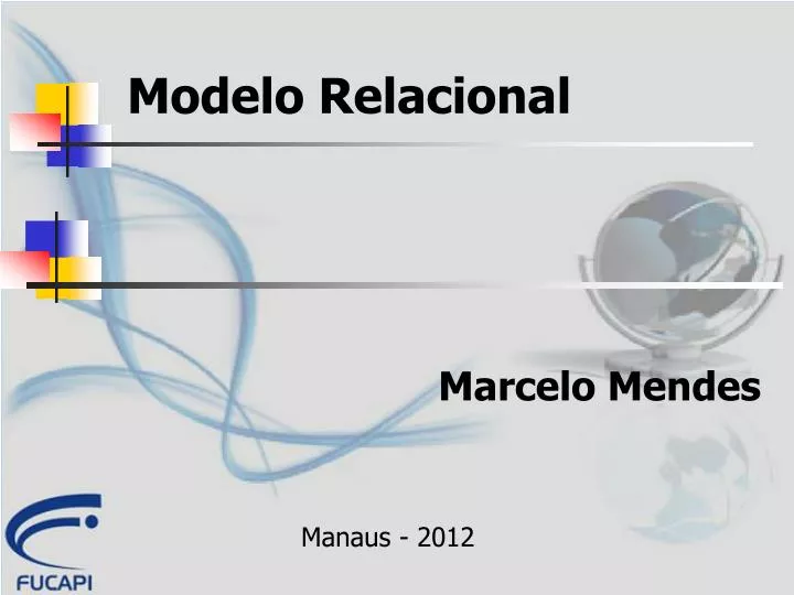 modelo relacional