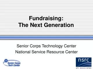 Fundraising: The Next Generation
