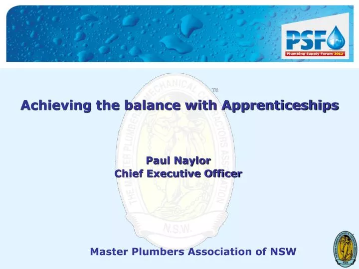 achieving the balance with apprenticeships
