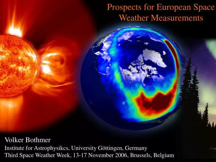 prospects for european space weather measurements