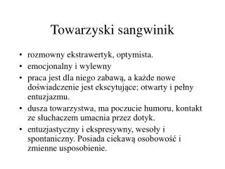 Towarzyski sangwinik