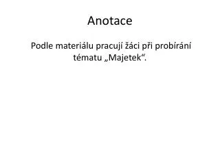 anotace