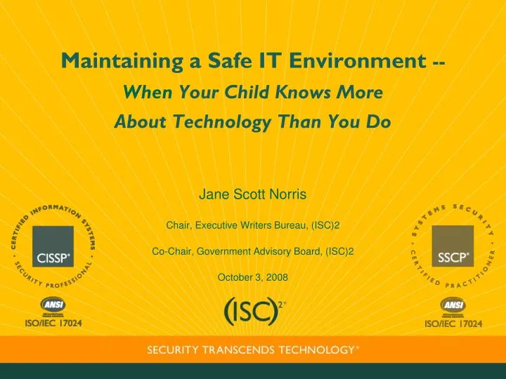 maintaining a safe it environment when your child knows more about technology than you do