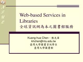 Web-based Services in Libraries ?????????????