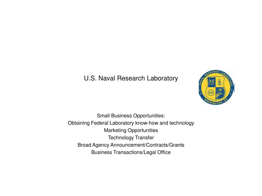 PPT - U.S. Naval Research Laboratory PowerPoint Presentation, free ...