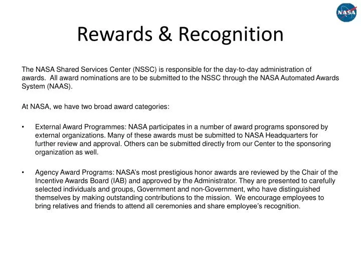 rewards recognition