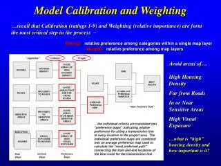 Model Calibration and Weighting