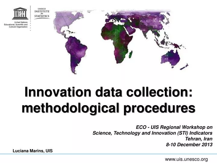 innovation data collection methodological procedures