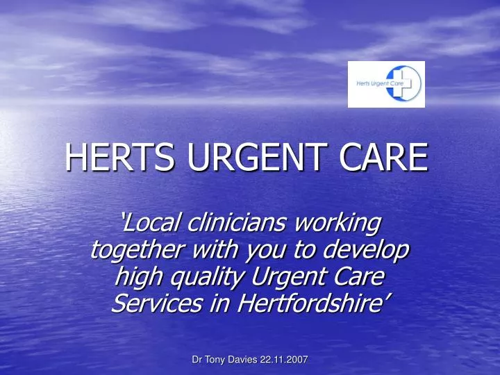 herts urgent care