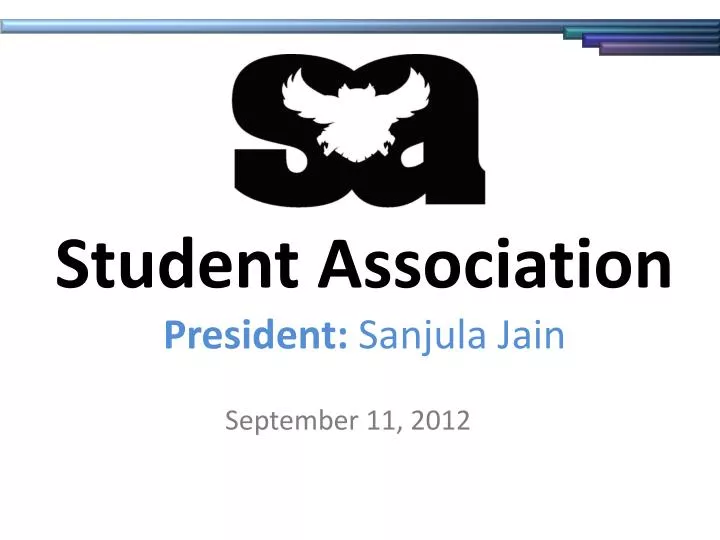 student association president sanjula jain