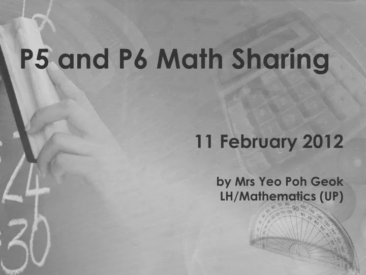 p5 and p6 math sharing