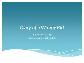 Diary of a Wimpy Kid