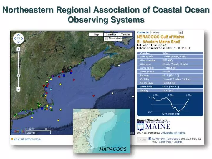 northeastern regional association of coastal ocean observing systems