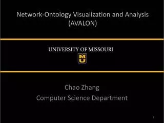 Network-Ontology Visualization and Analysis (AVALON)