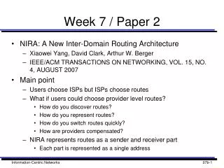 Week 7 / Paper 2