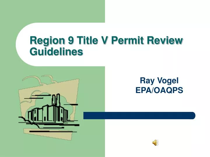 region 9 title v permit review guidelines