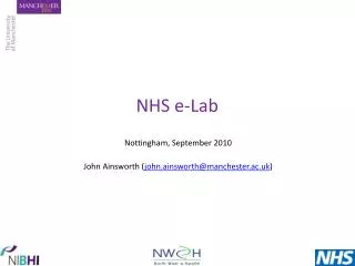 NHS e-Lab