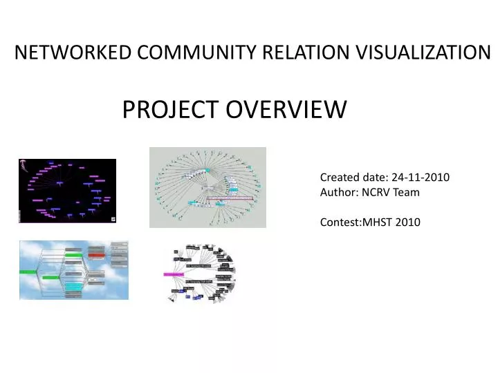 networked community relation visualization