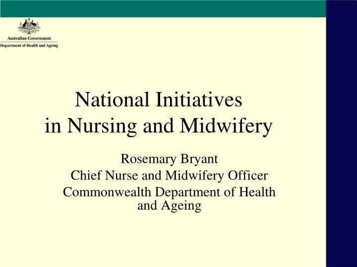 national initiatives in nursing and midwifery