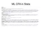 ML CFA in Stata - slide 1