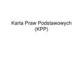 karta praw podstawowych kpp