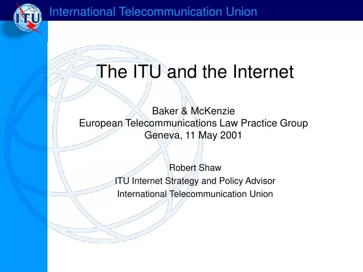 the itu and the internet