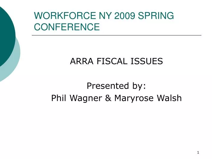 workforce ny 2009 spring conference