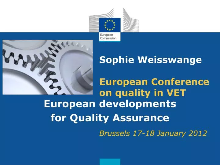 sophie weisswange european conference on quality in vet