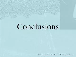 conclusions