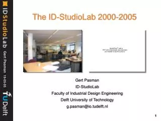 The ID-StudioLab 2000-2005