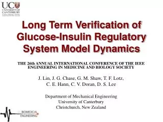 Long Term Verification of Glucose-Insulin Regulatory System Model Dynamics