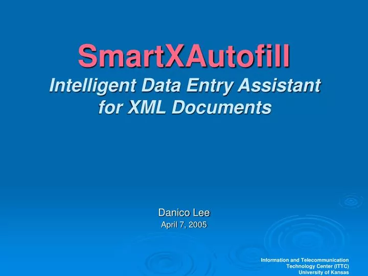 smartxautofill intelligent data entry assistant for xml documents