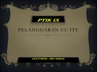 pelanggaran uu ite