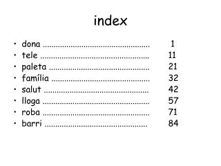 index
