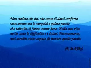 citazione rilke