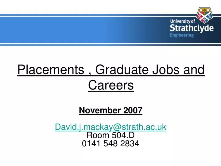 placements graduate jobs and careers