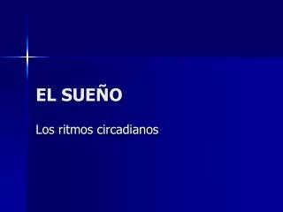 el sue o