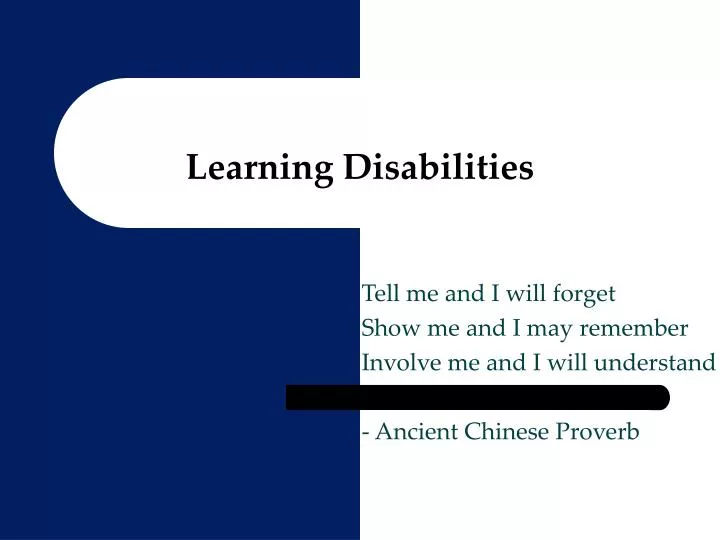 learning disabilities