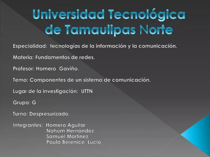 universidad tecnol gica de tamaulipas n orte